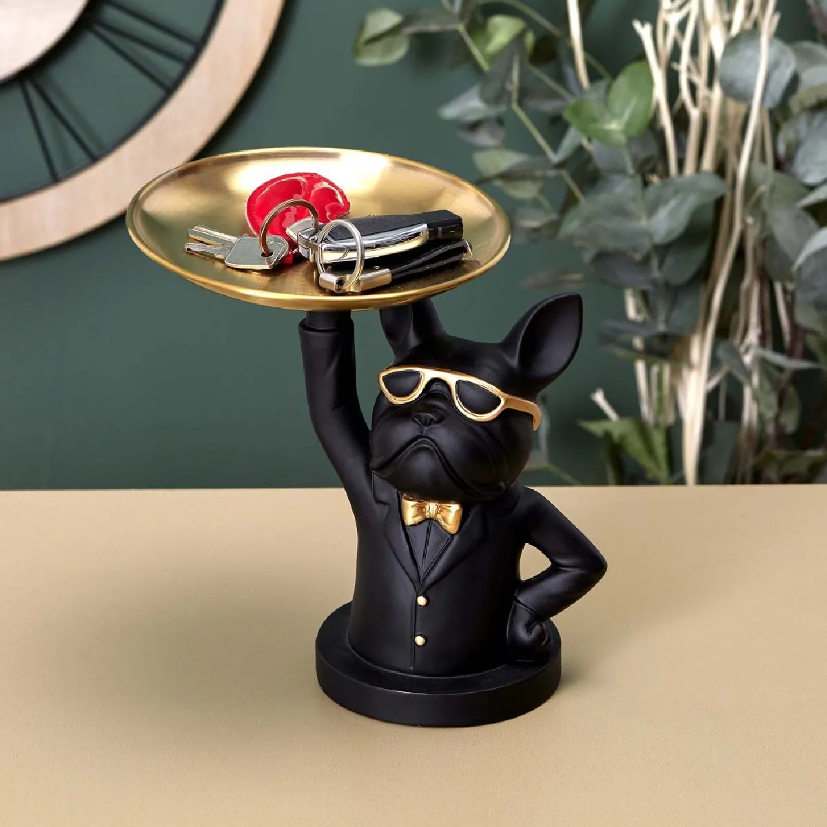The Home Deco Factory Vide-poche bouledogue