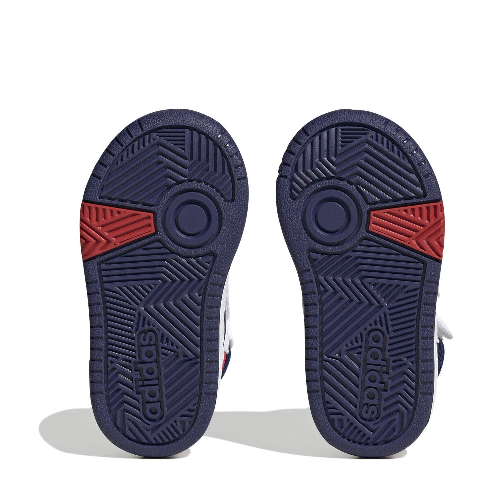 adidas Hoops Mid 3.0 sneakers wit/blauw/rood