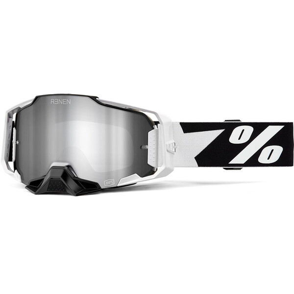 100% - Masque Armega Renen Starbleed - Silver Mirror Blanc
