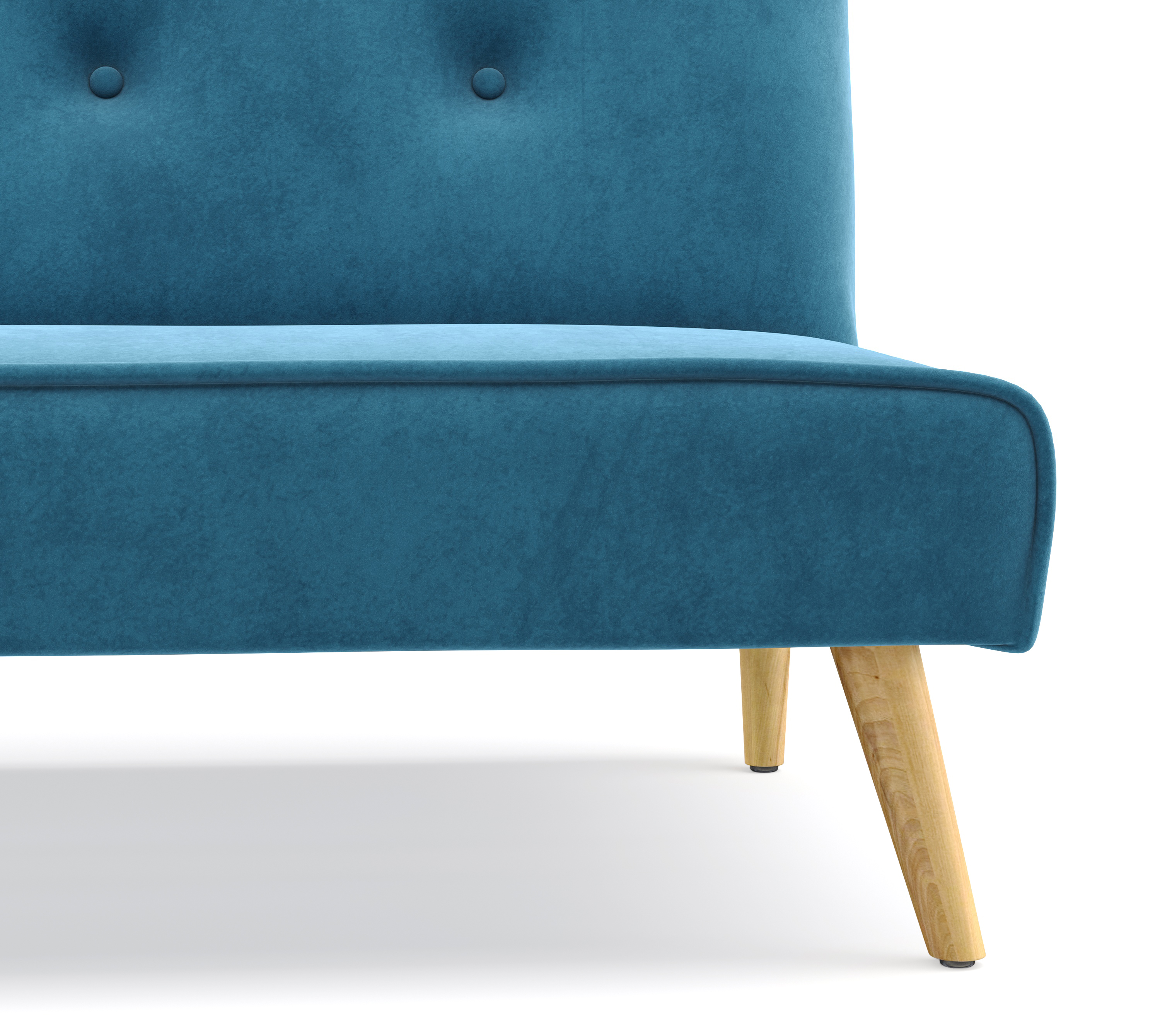 Schlafsofa Samt LEA türkis
