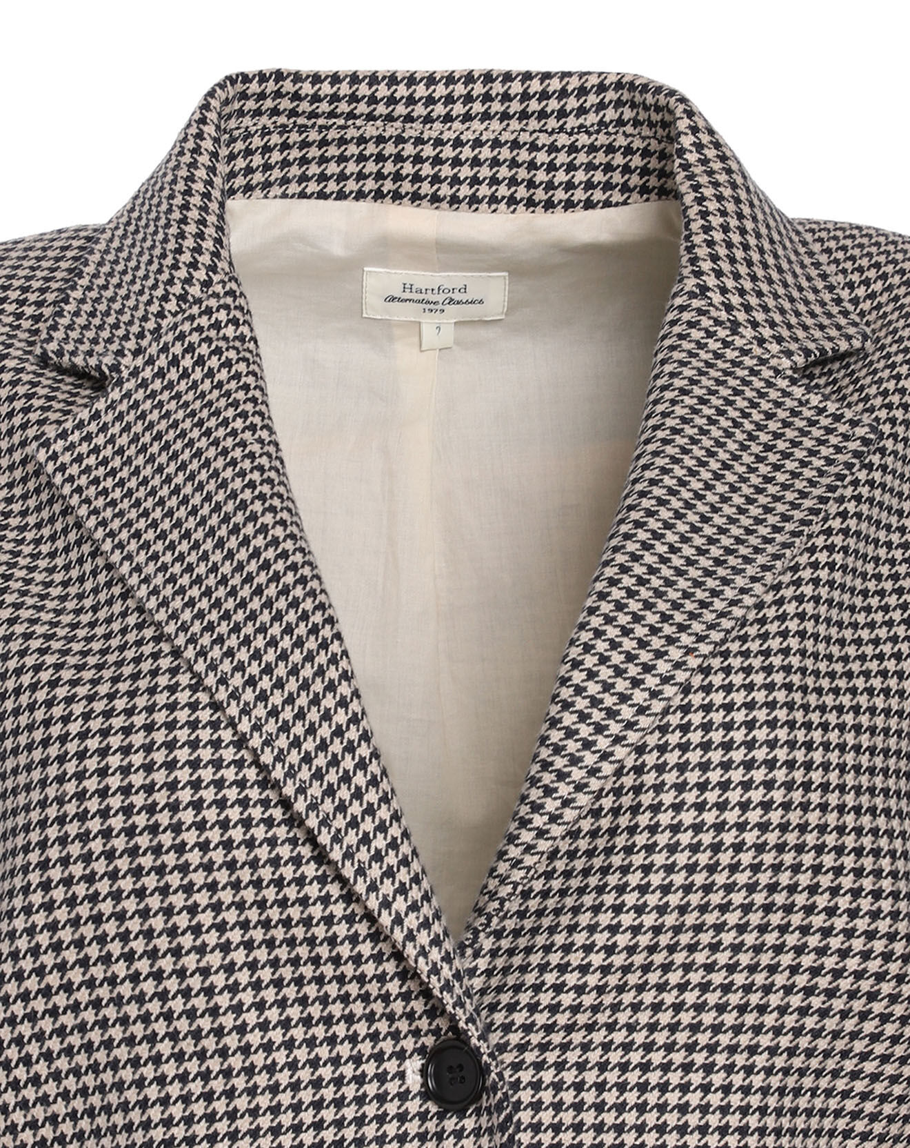 Hartford Veste en Coton & Lin Victory beige/noir