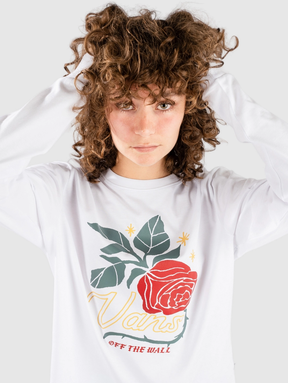 Vans Thorned Bff Long Sleeve T-Shirt white