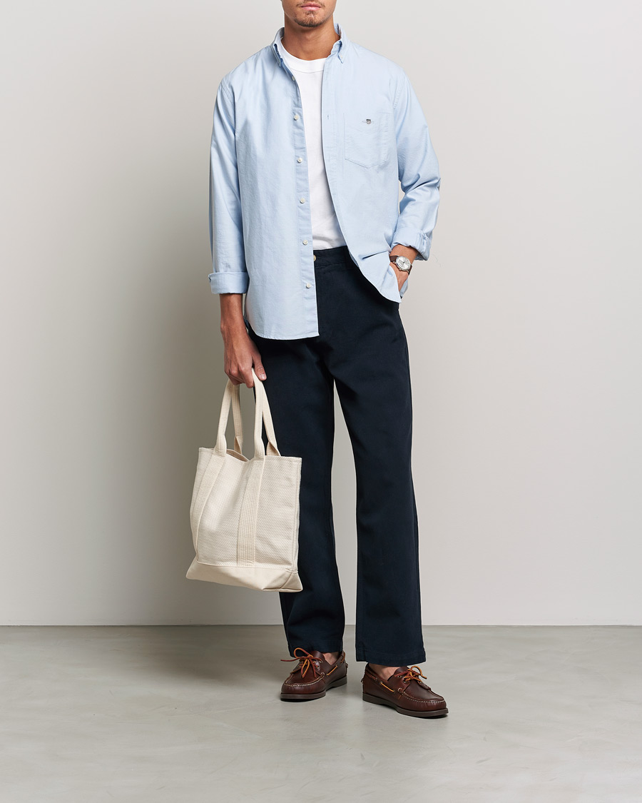 GANT Regular Fit Oxford Shirt Light Blue