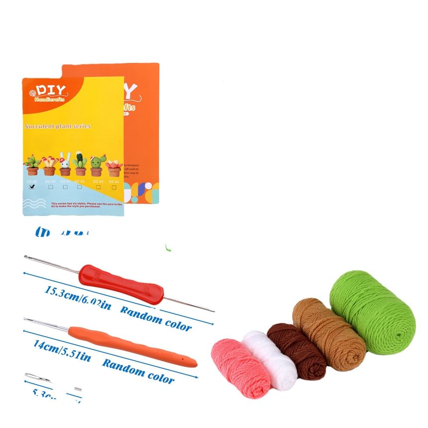 Kneavist - DIY haakpakket voor cactuspotornamenten (verschillende ontwerpen)