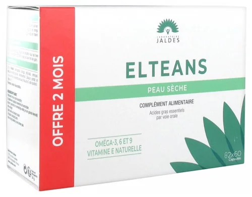 Comprimés Nutrition de la Peau Elteans - 2x60 Capsules