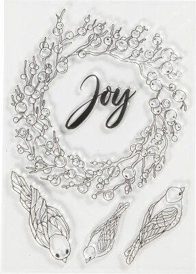 Stempelmotiver - Joy - Str. 10,5X15 CM - 1 Ark