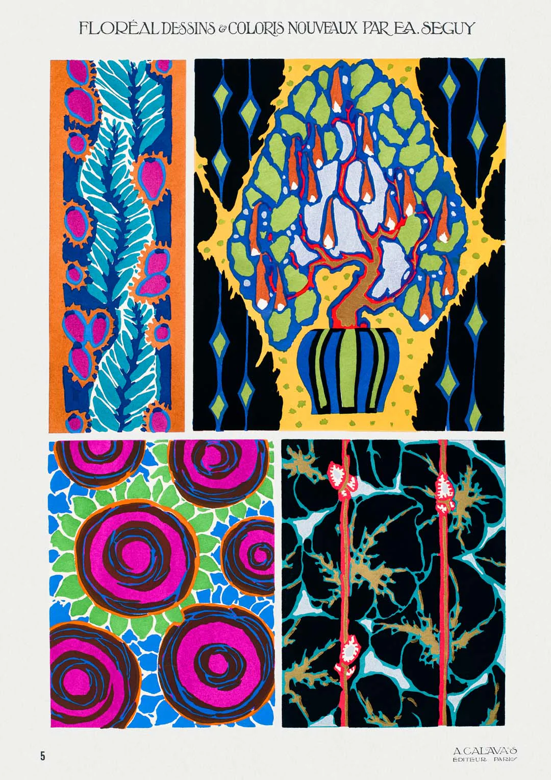 Floréal Dessins Coloris Nouveau Nr 05 von E.A. Séguy