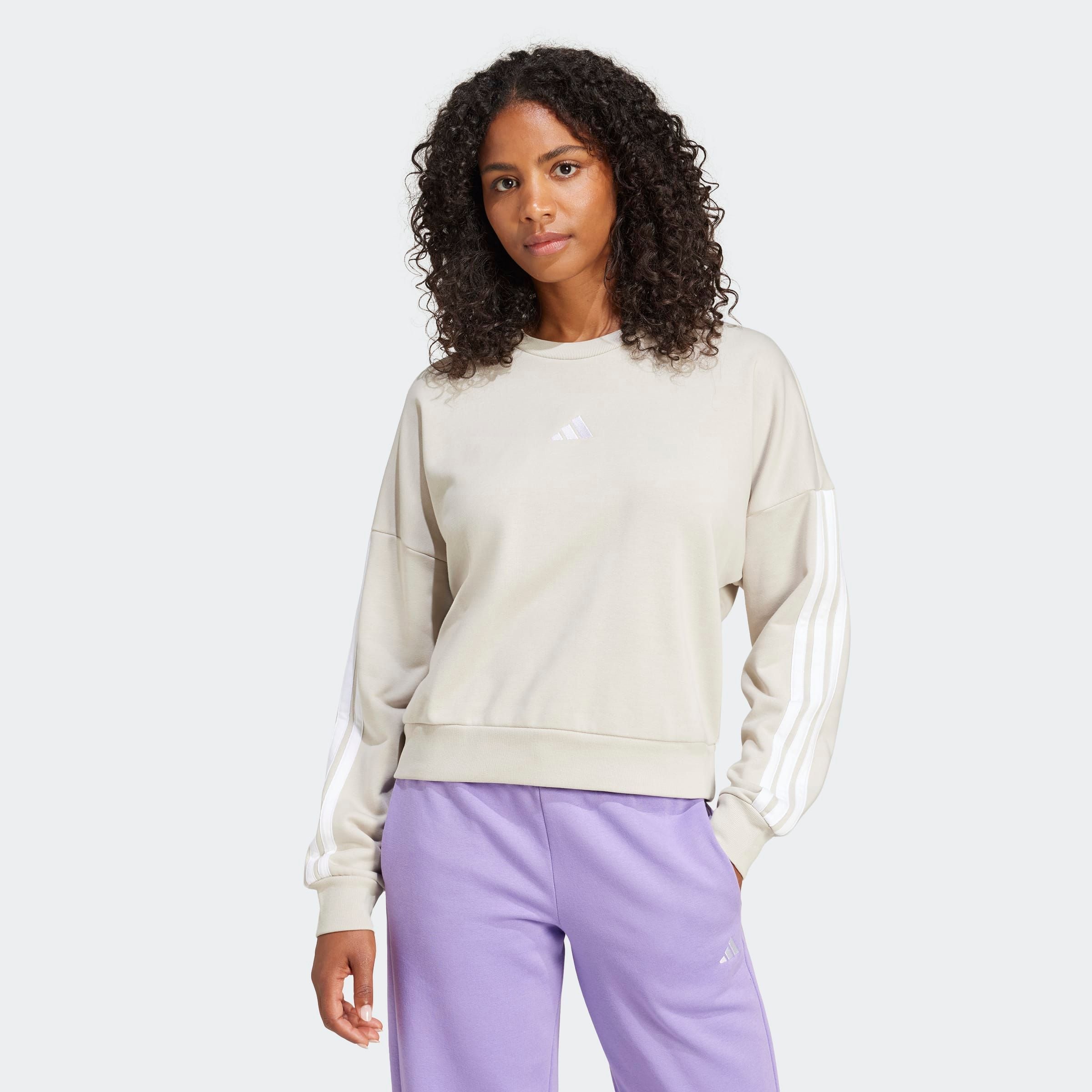 adidas Sportswear Sweatshirt »ESSENTIALS 3-STREIFEN FRENCH TERRY«