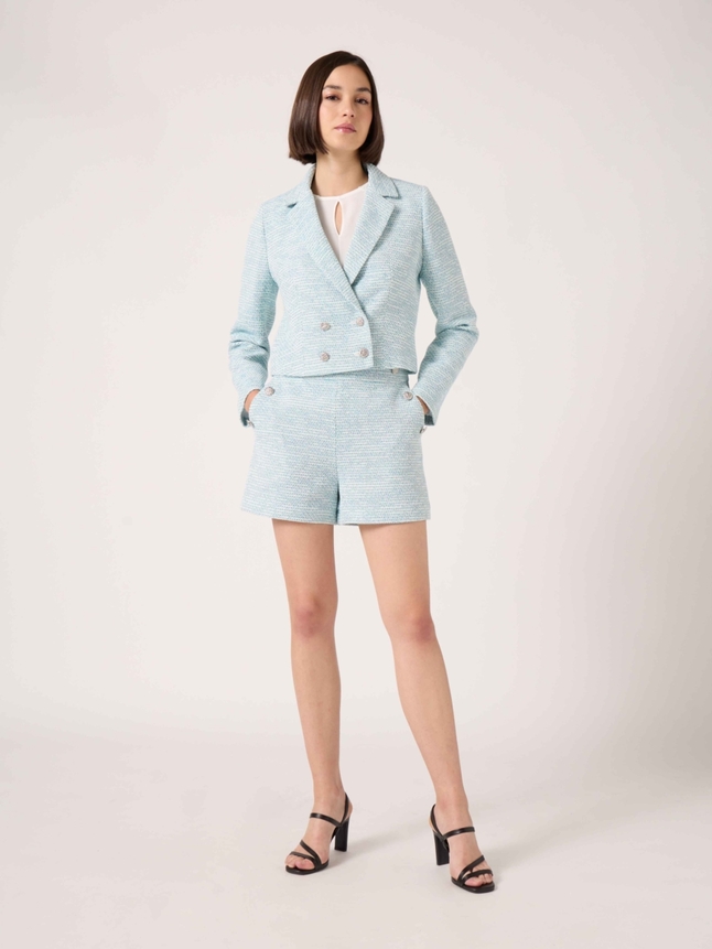 Veste de tailleur courte