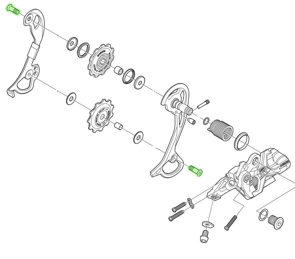 Shimano Schaltrollenschraube für RD-M610/M670/M772/M780 kaufen | Bike-Discount