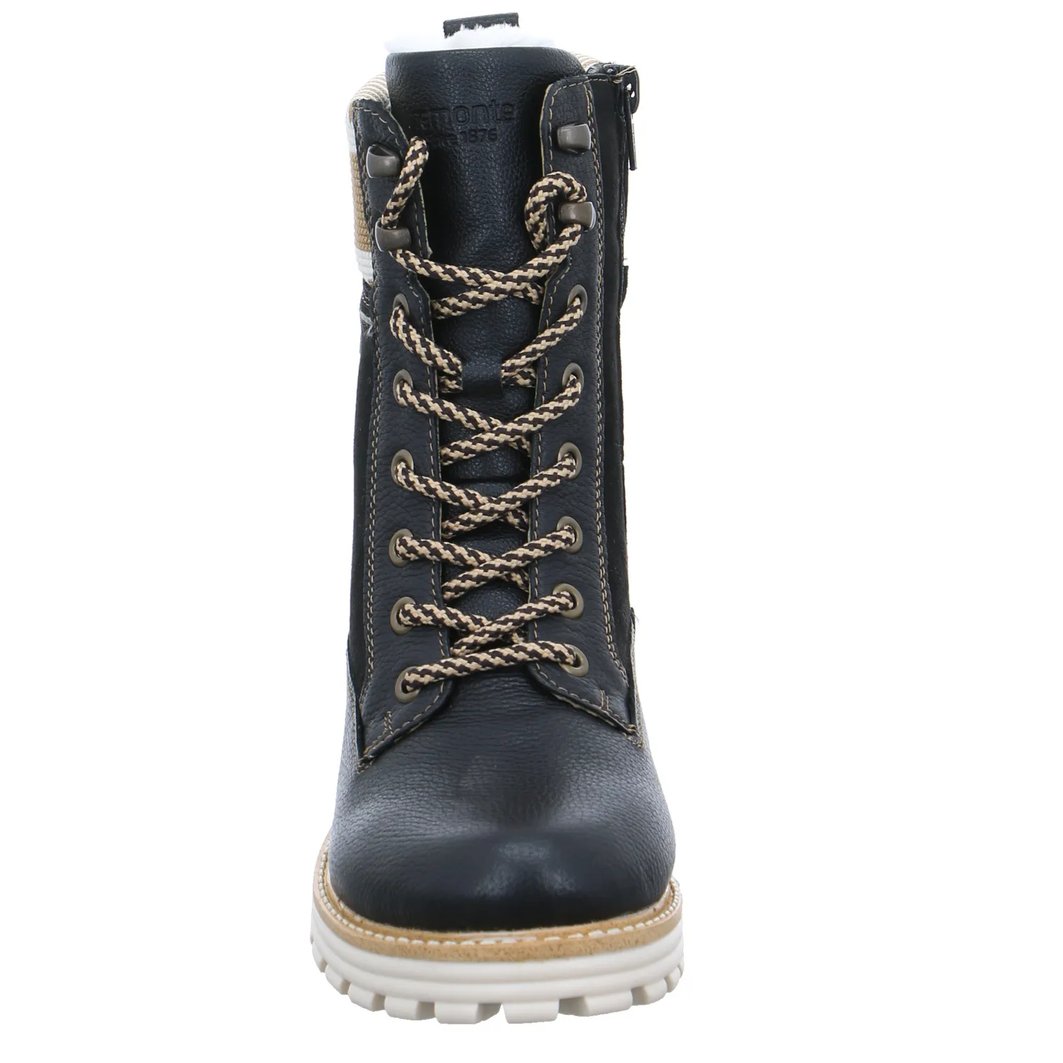 REMONTE Boot Schwarz Leder  mit TEX Membrane