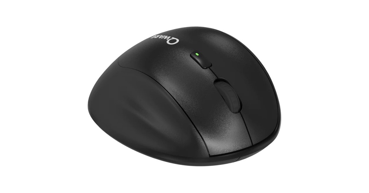 QwareLincoln Draadloze Muis  (Zwart, 1000 - 2400 DPI, 2,4 GHz USB | Bluetooth)