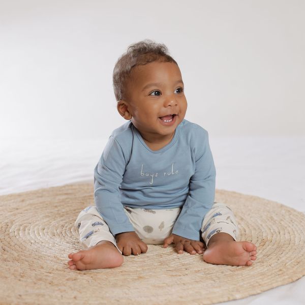 Babylook Boys T‑Shirt – maat 50 – Faded Denim