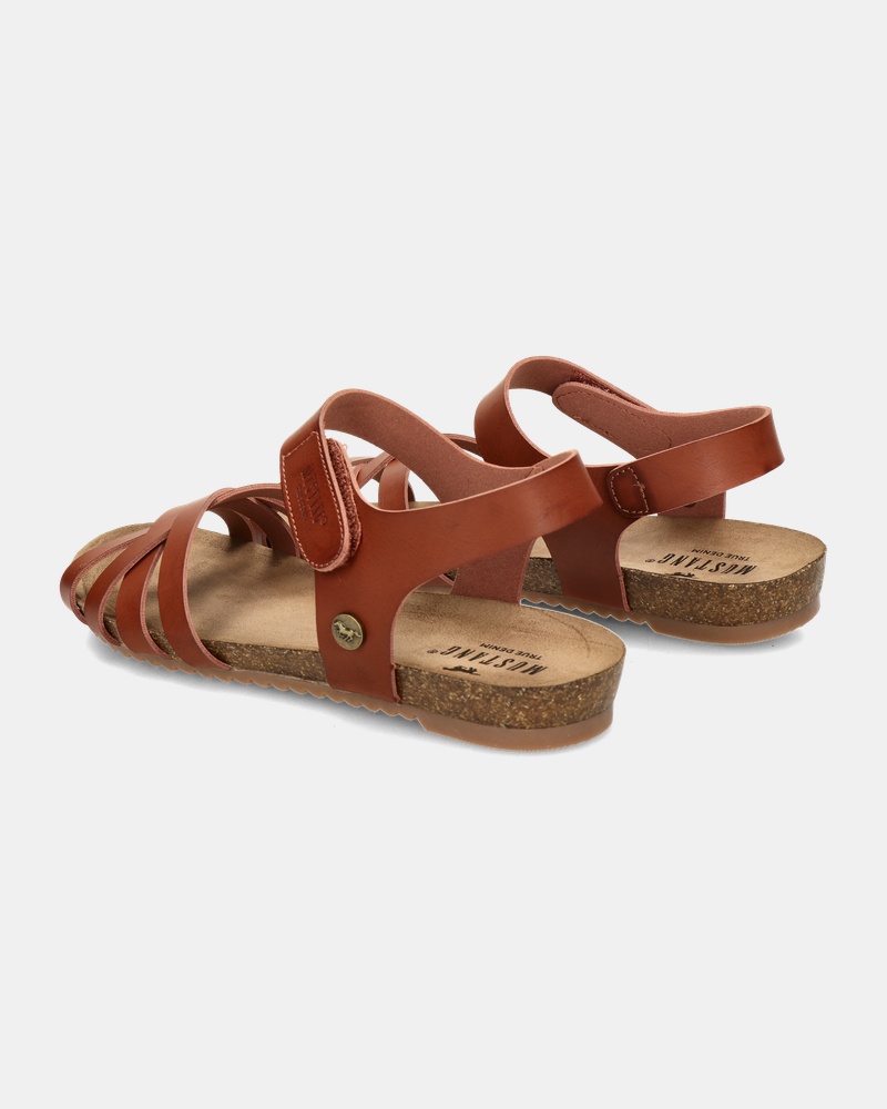 Mustang Sandalen  - cognac