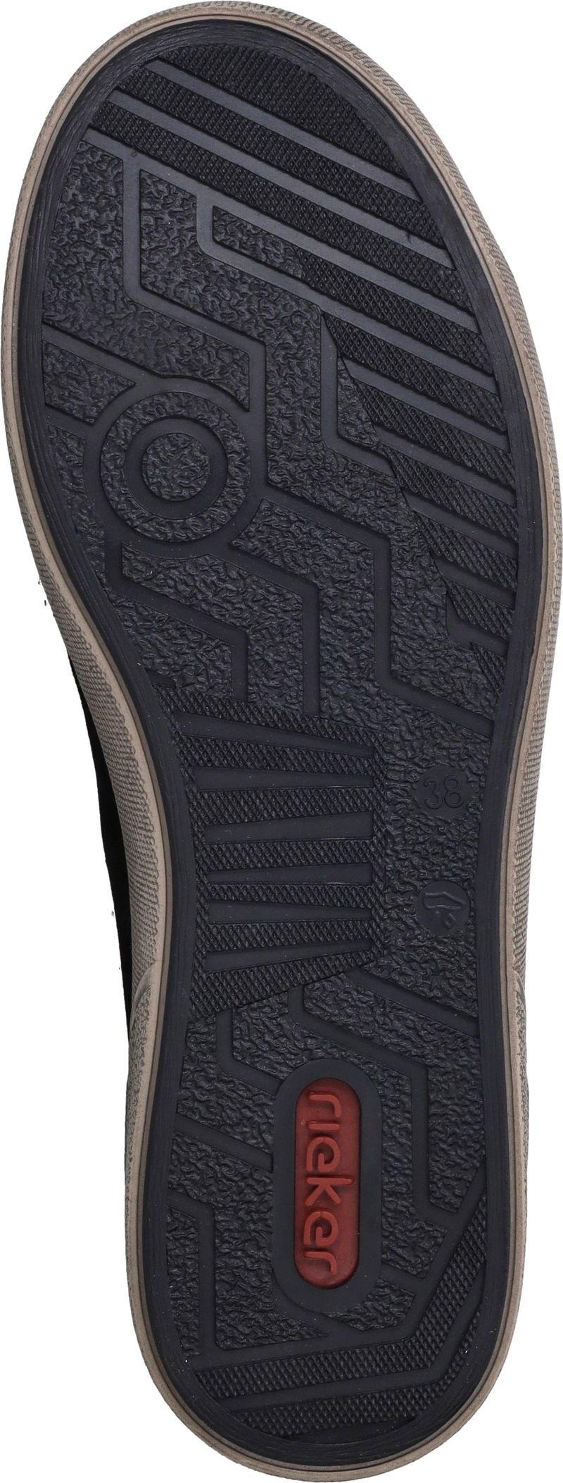 Rieker Veterschoenen Zwart Dames