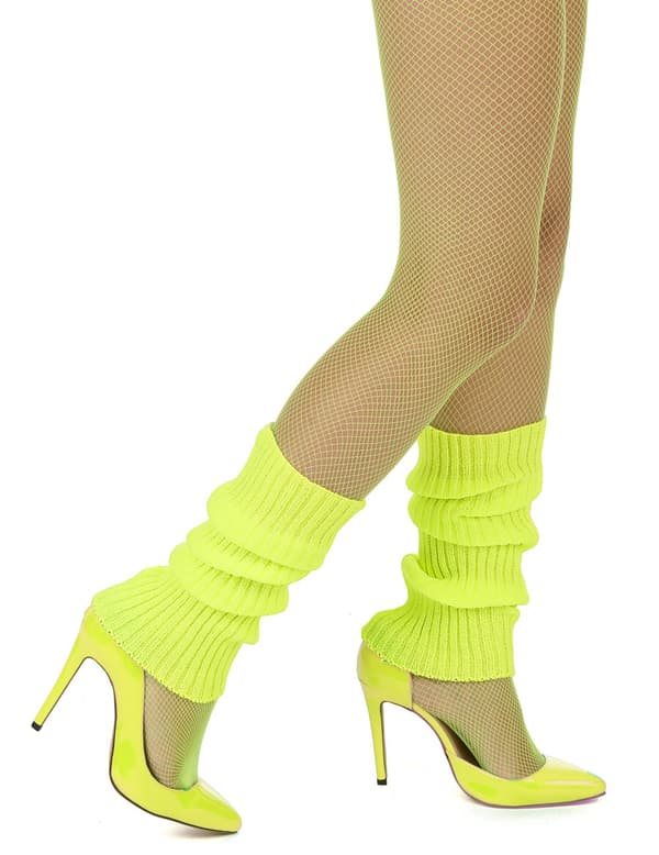 Neongule leggings for kvinner.Size-One size