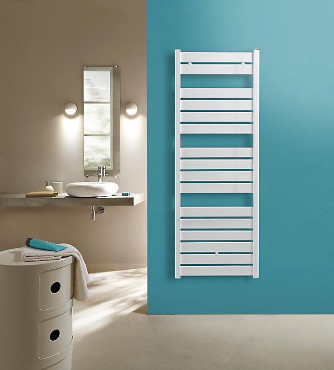Radiateur sèche-serviettes eau chaude Acova Madras blanc 791W
