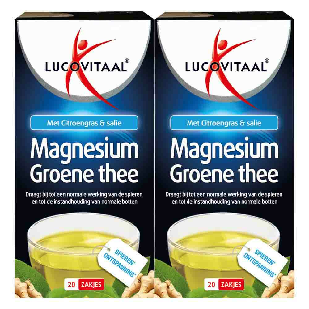 2x Lucovitaal Thee Magnesium20 stuks