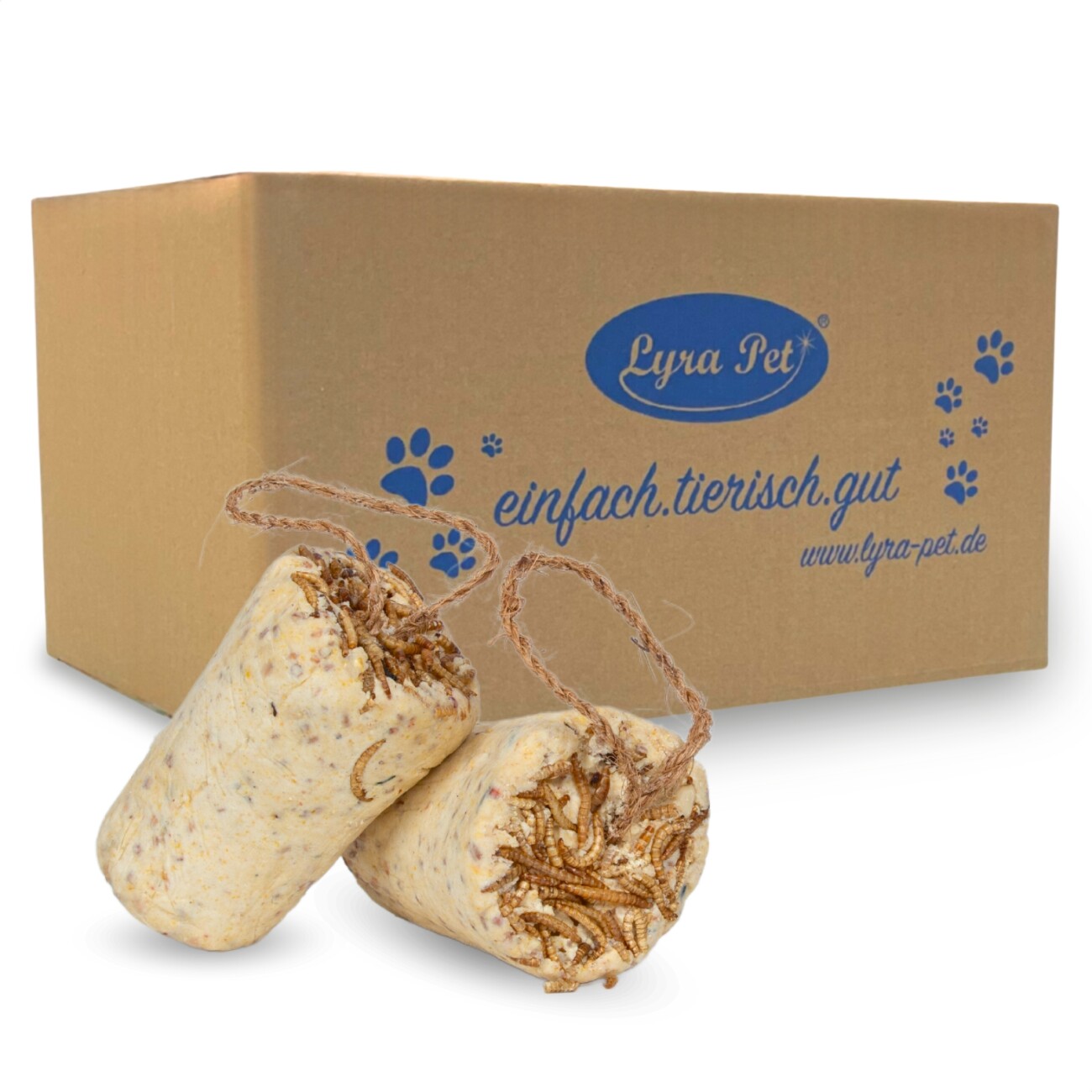 Lyra Pet Protein Boost Körner Riegel mit Mehlwürmern