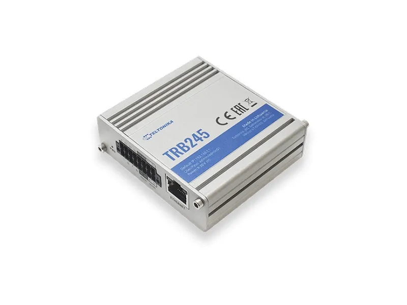Teltonika TRB245 - Gateway - 100Mb LAN, RS-232, RS-485 - LTE - 3G, 4G - DC strøm