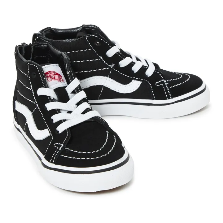 Vans Baskets Suede Zippées SK8-Hi | Noir