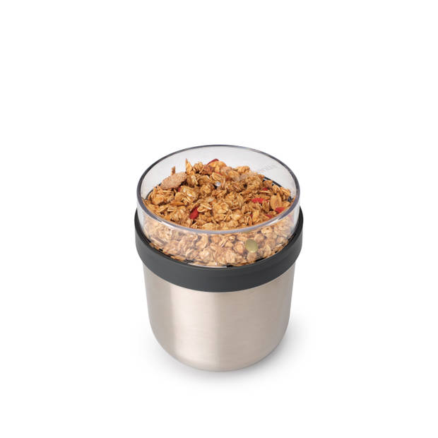 Brabantia Make & Take isoleerbeker lunch 0,5 liter - Dark Grey