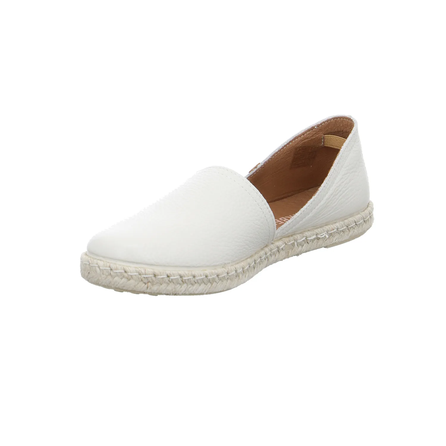 VERBENAS Espadrille Offwhite Leder