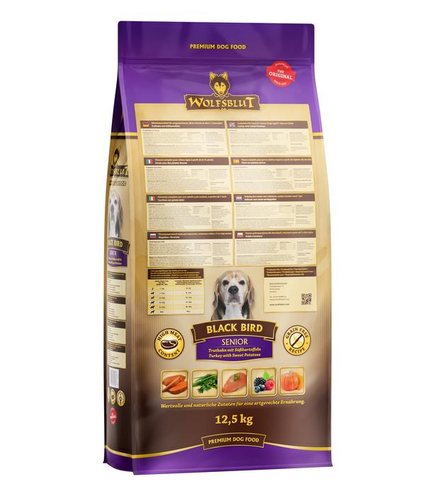 WOLFSBLUT Trockenfutter für Hunde Black Bird,