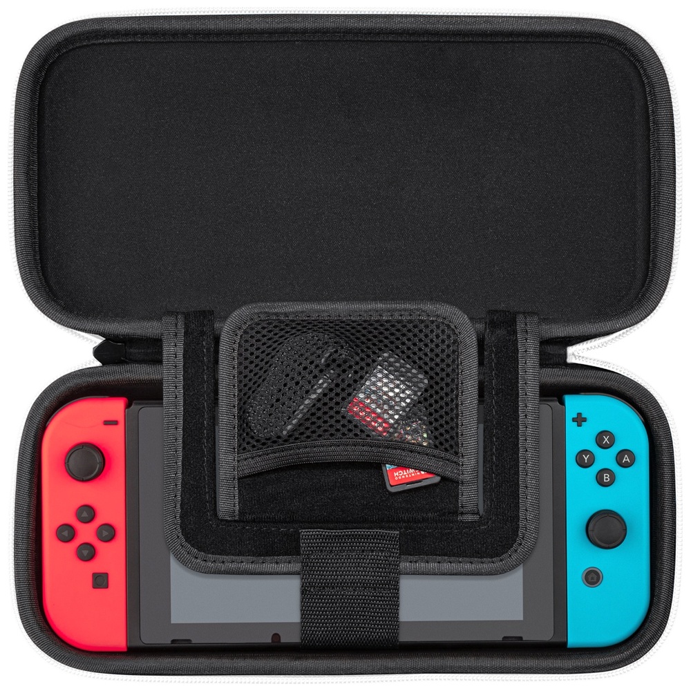 PDP Gaming Slim Deluxe Reisetasche für Nintendo Switch, OLED & Switch Lite – Schwarz & Weiß
