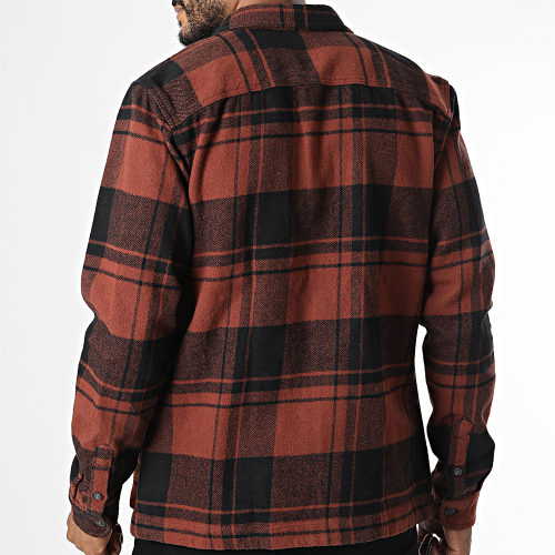 Surchemise A Carreaux Logan Marron Noir