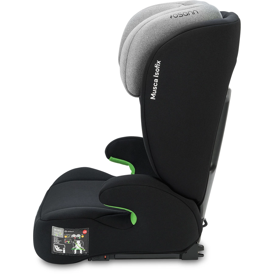 osann Autokindersitz Musca Isofix 100 bis 150 cm YC15F Grey Melange
