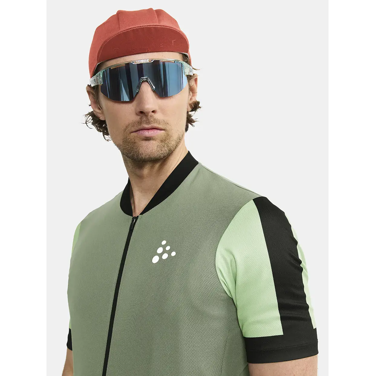 Craft Core Endurance Logo Fietsshirt Korte Mouwen Groen/Zwart Heren