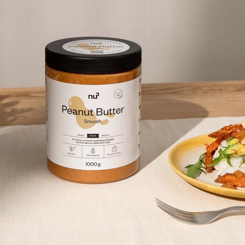 nu3 Erdnussbutter smooth + Erdnussbutter Crunchy