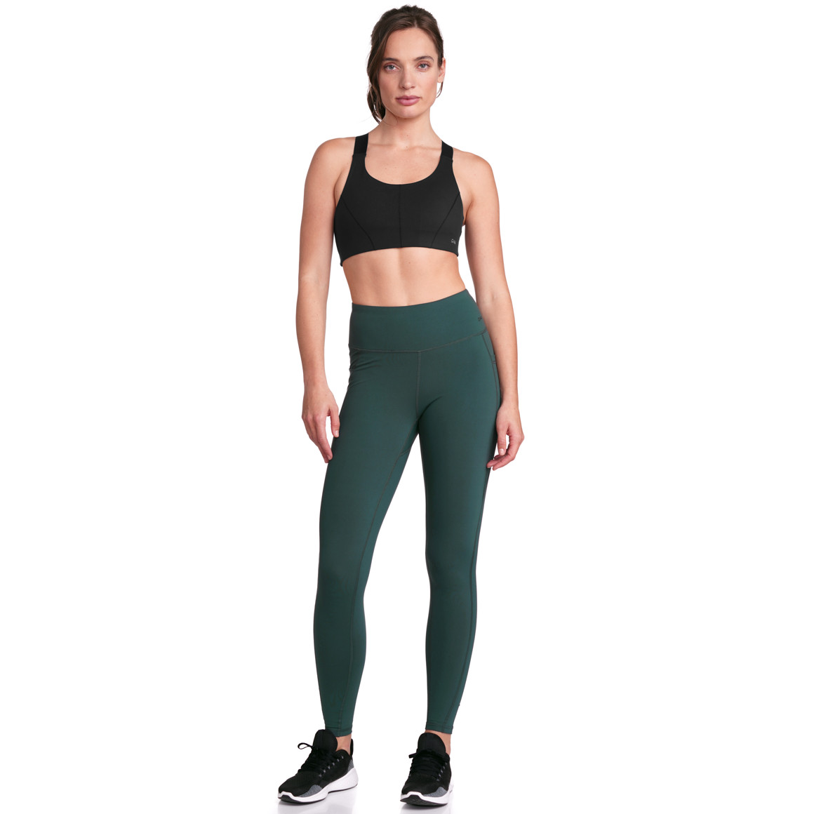 Gina Sports Damen Sport-Bustier unifarben schwarz