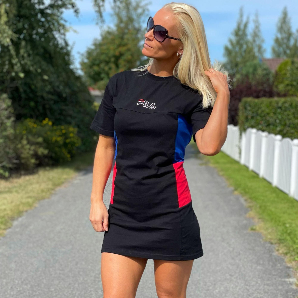 FILA<br>WOMEN JADYN blocked tee dress