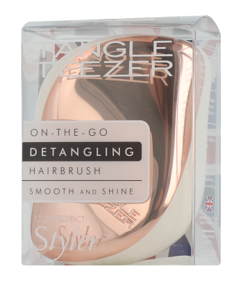 Tangle Teezer Compact Styler Hairbrush Rose Gold Cream 1-Stück