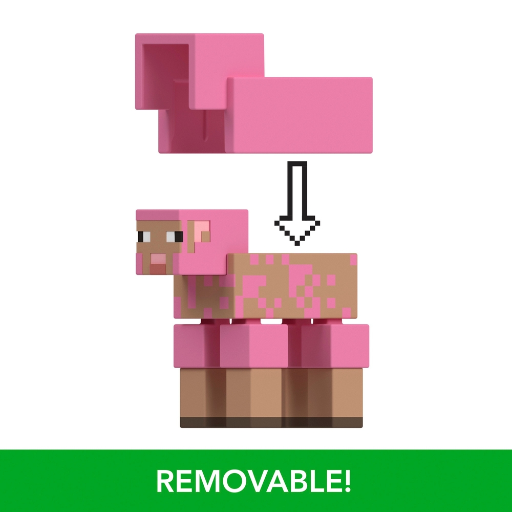 Minecraft Core 8cm Actionfigur - Gefärbtes Schaf