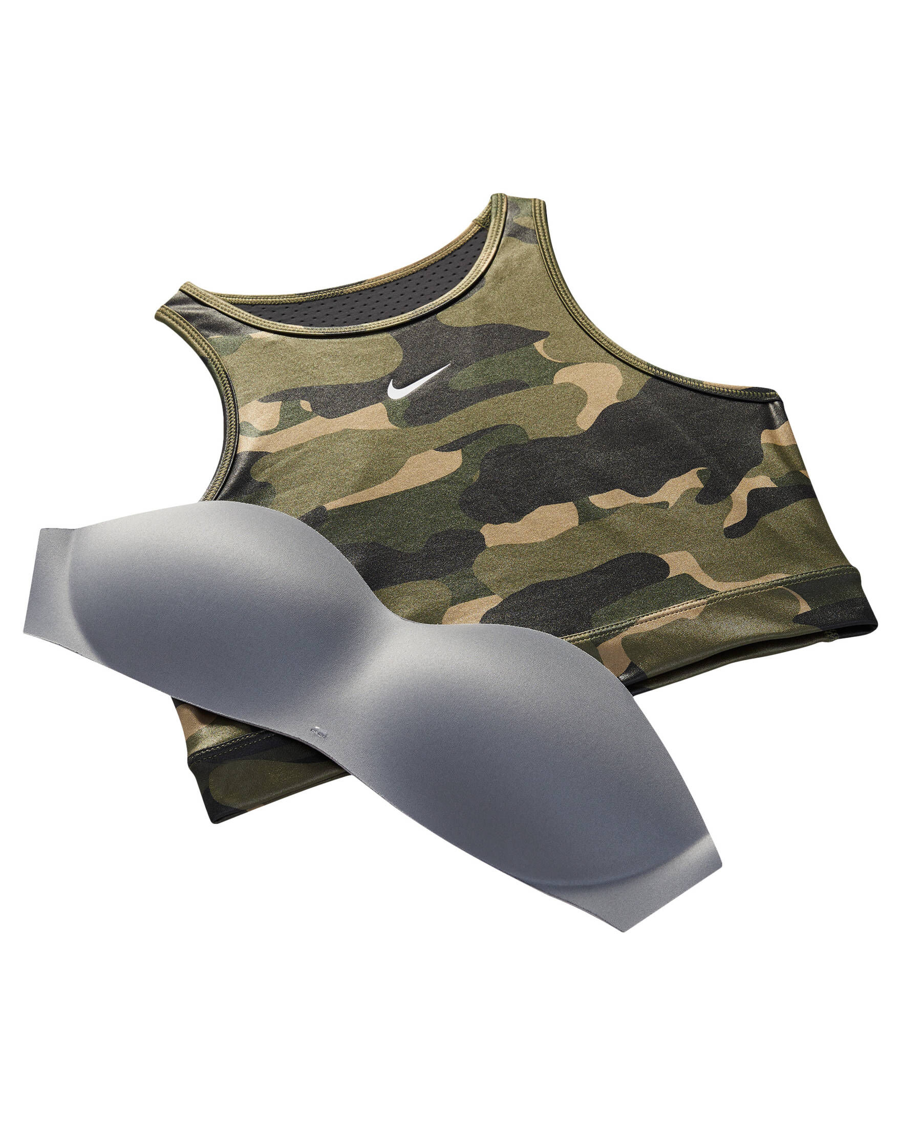 Nike| Damen Sport-BH DRI-FIT SWOOSH CAMO