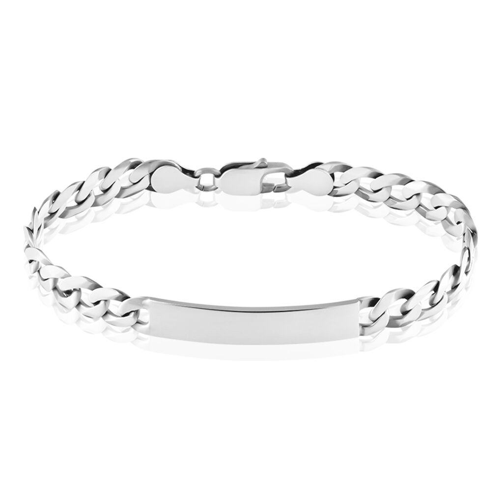 Bracelet Identité Casper Argent Gris