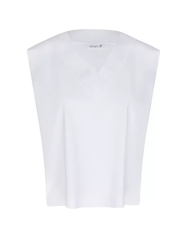 NINETO9 Top weiss