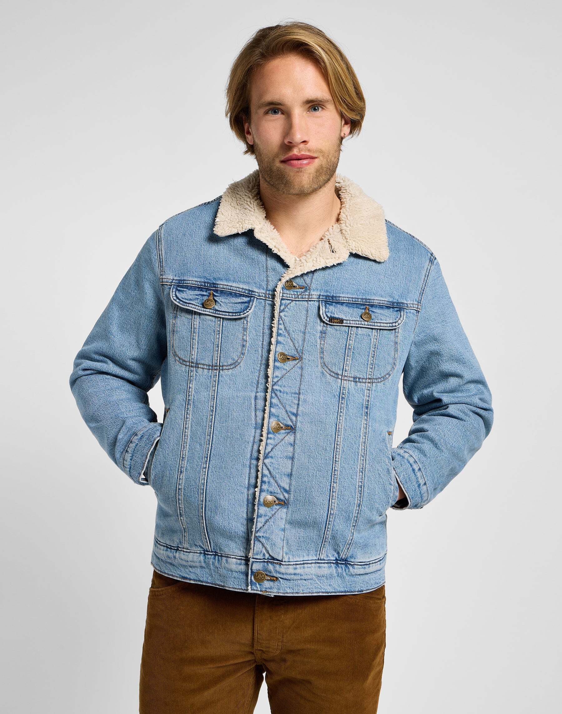 Lee® Jeansjacke »Lee Jeansjacke Sherpa Jacket«