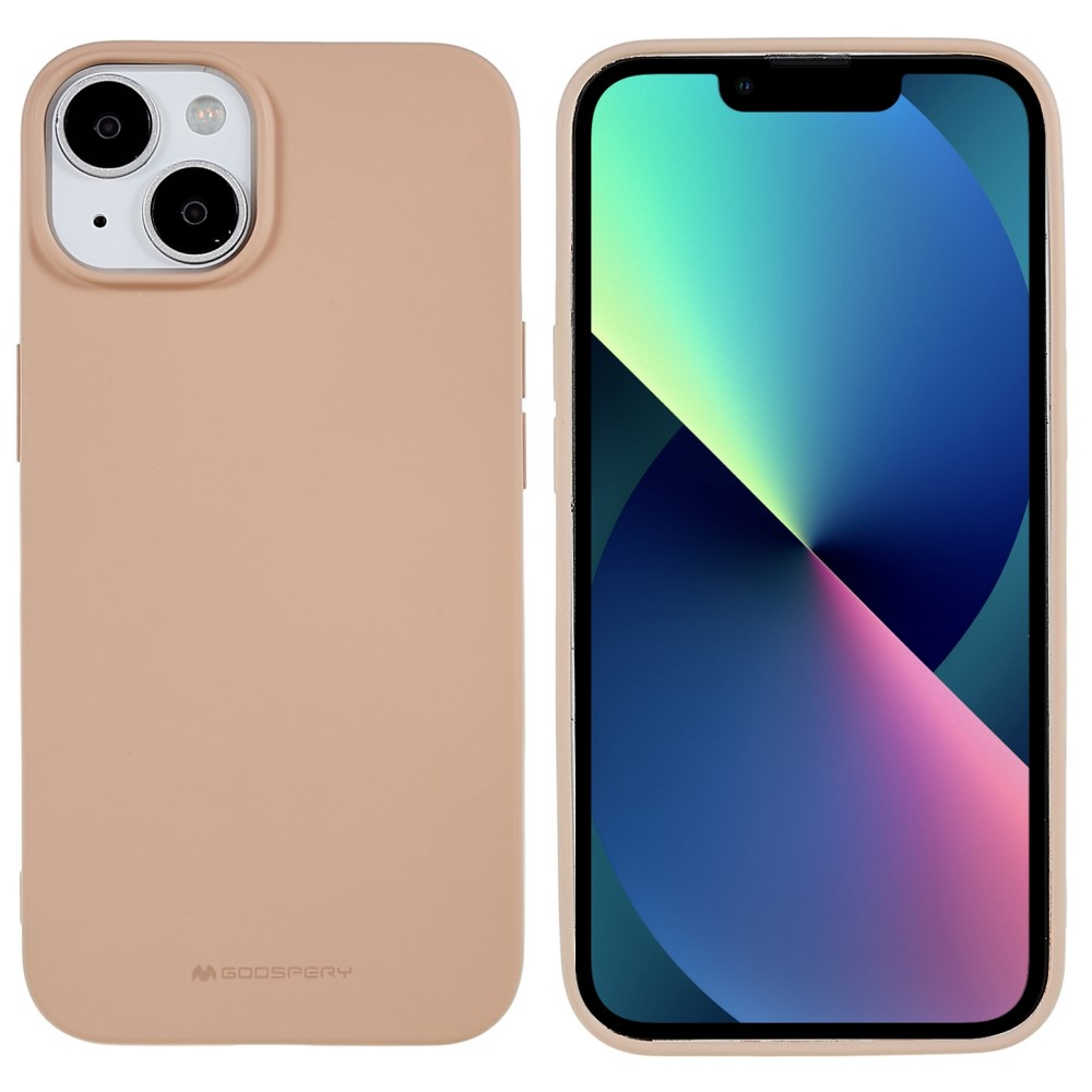 Mercury Goospery - iPhone 14 Gummi Case Hülle - Hellrosa (Matt)