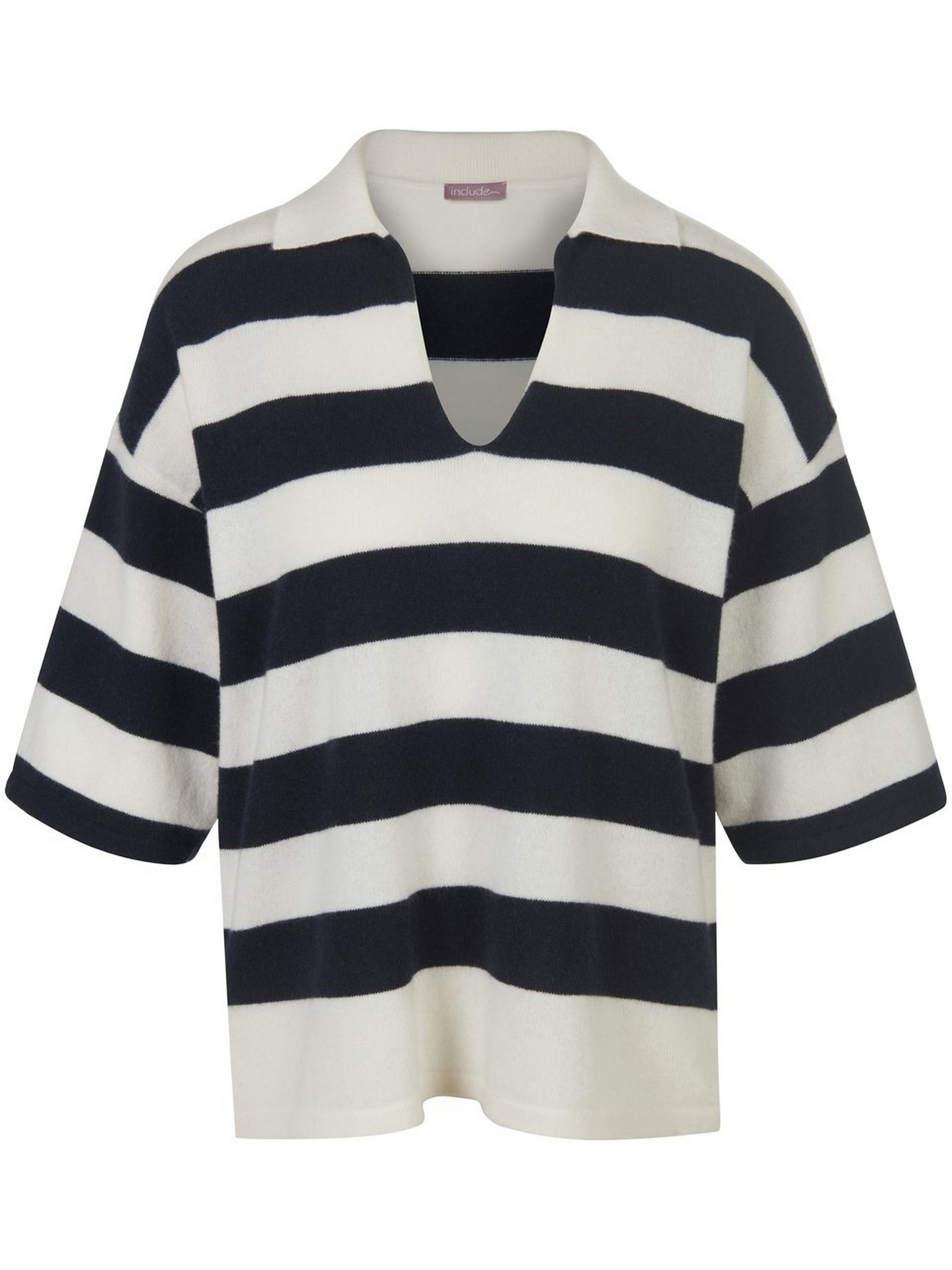 Polo-Pullover aus 100% Premium-­Kaschmir