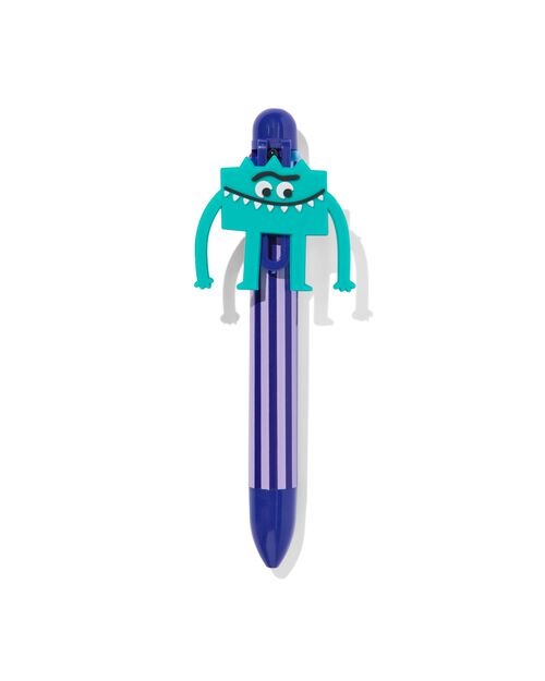 stylos à 6 couleurs monstre