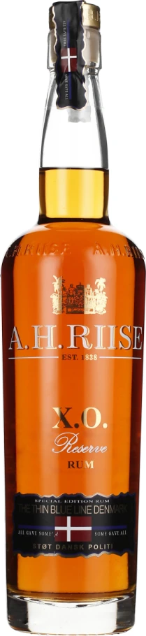 A.H. RIISE XO THIN BLUE LINE RUM 70CL