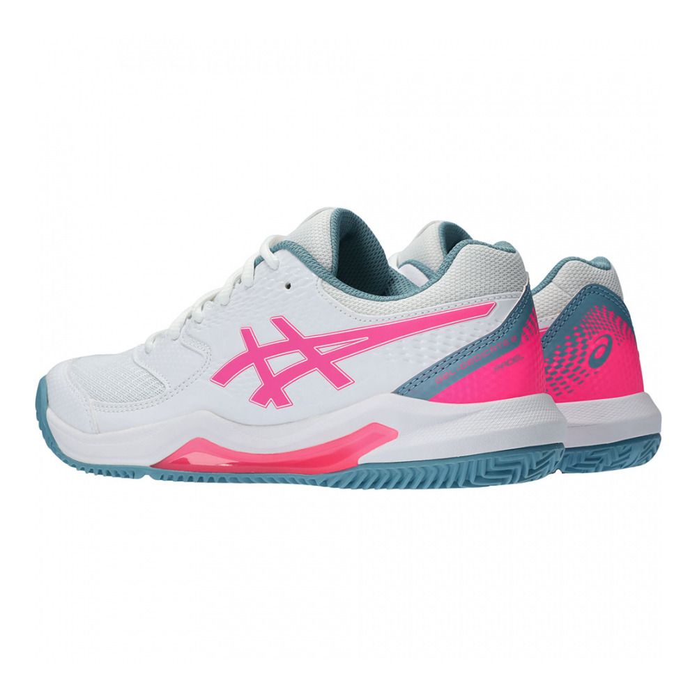 Asics GEL-DEDICATE 8 PADEL - Chaussures de padel Femme white/hot pink