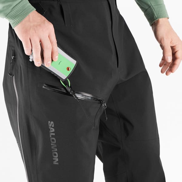 Pantalon de ski SALOMON MOON PATROL GORETEX BIB M DEEP BLACK