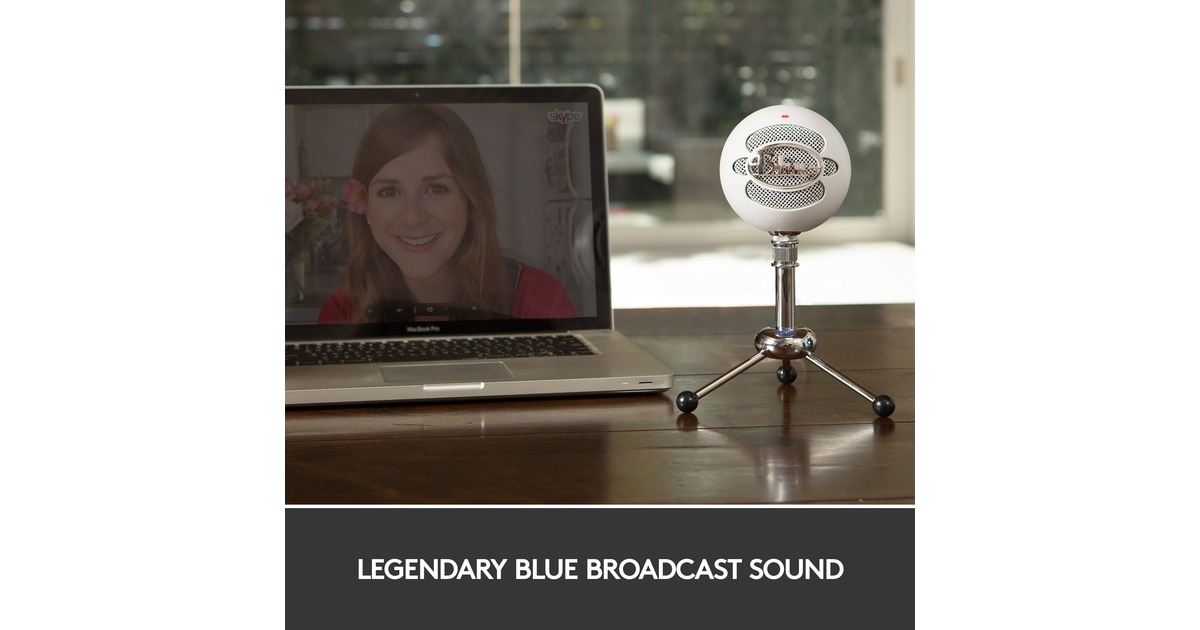 Blue MicrophonesSnowball microfoon  (Wit)