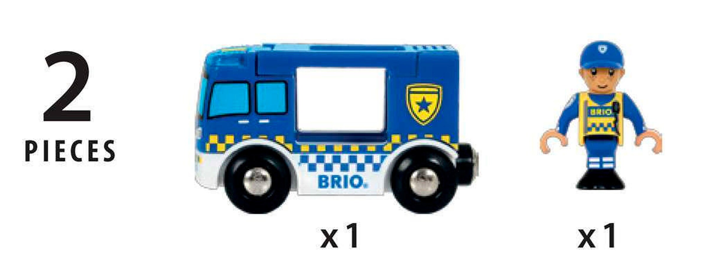 BRIO Polizeiwagen mit Licht und Sound