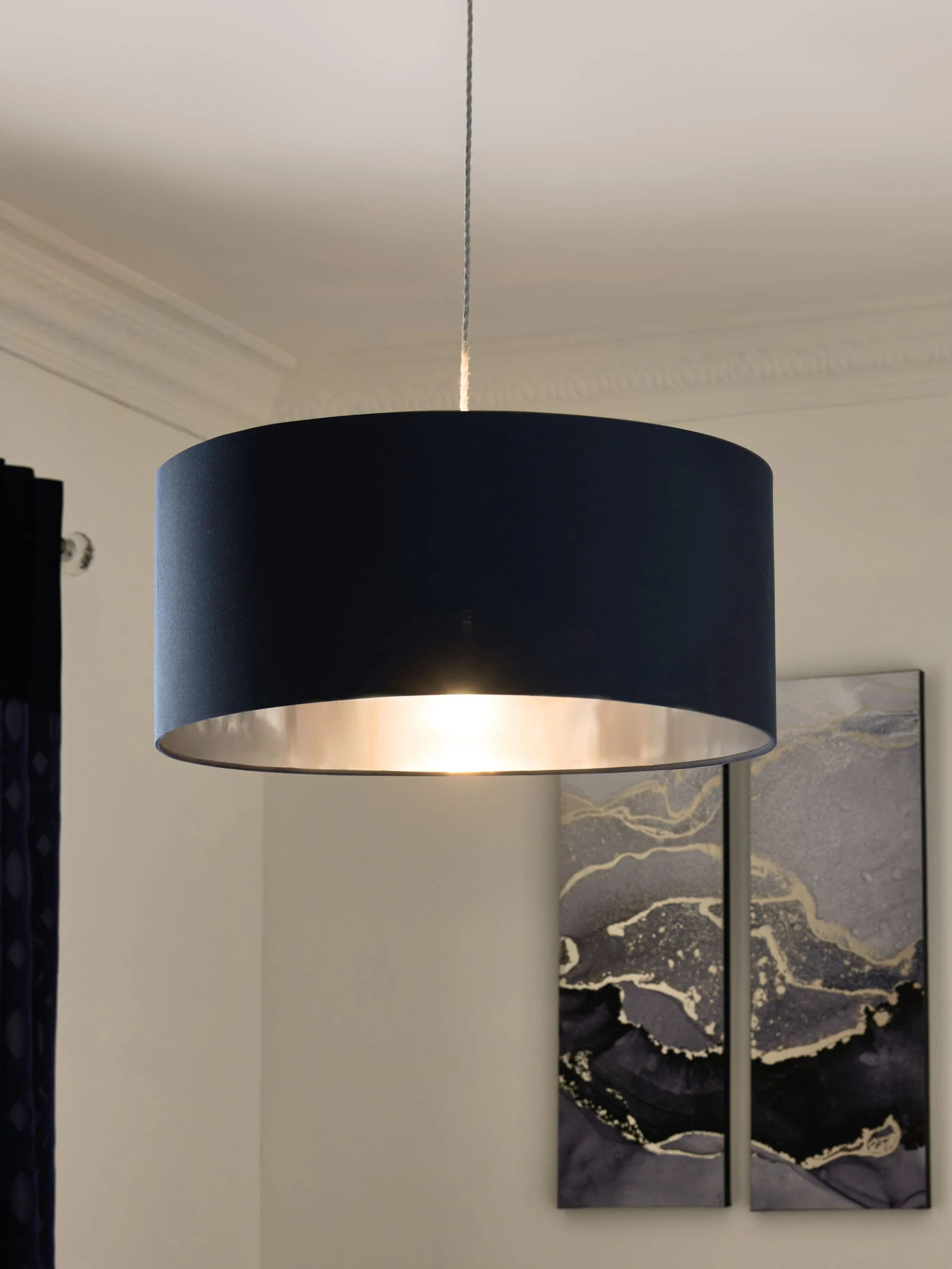 Rico plafondlamp met gemakkelijk te monteren kap